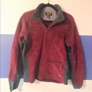 Mountain Hardware Maroon Fleece